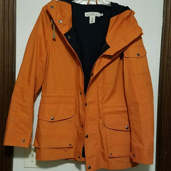 H&M Other - Orange & Navy Rain Jacket